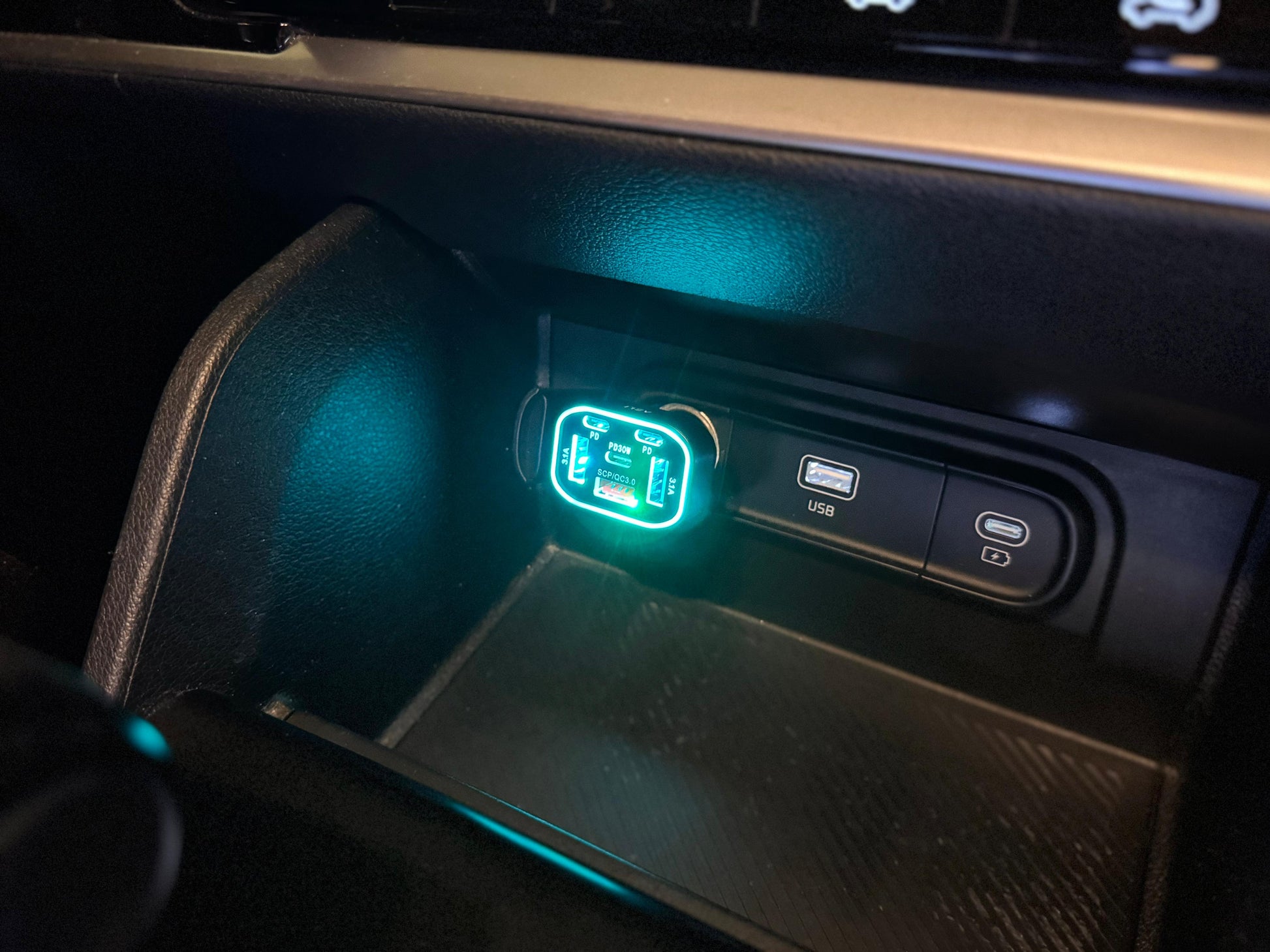 Asli Global PrimusCharger Q 63W Transparent 6-Port Car Charger with PD & QC 3.0