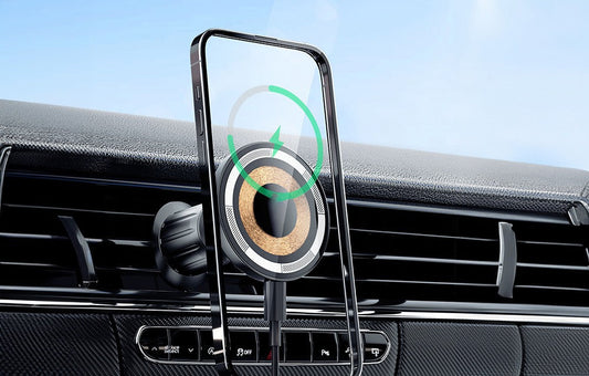 Asli Global 15W MagSafe Wireless Car Holder with Ring