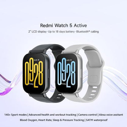 Redmi Watch 5 Active – 1.43" AMOLED Fitness Smartwatch with GPS & 24/7 Heart Rate Monitoring