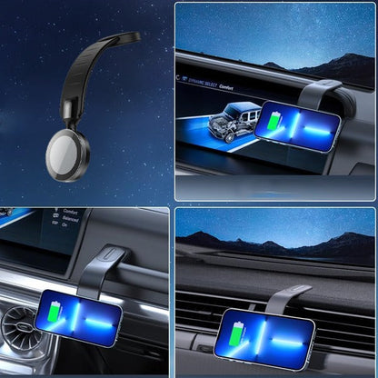 Asli Global 15W MagSafe Car Phone Holder with Wireless Charging