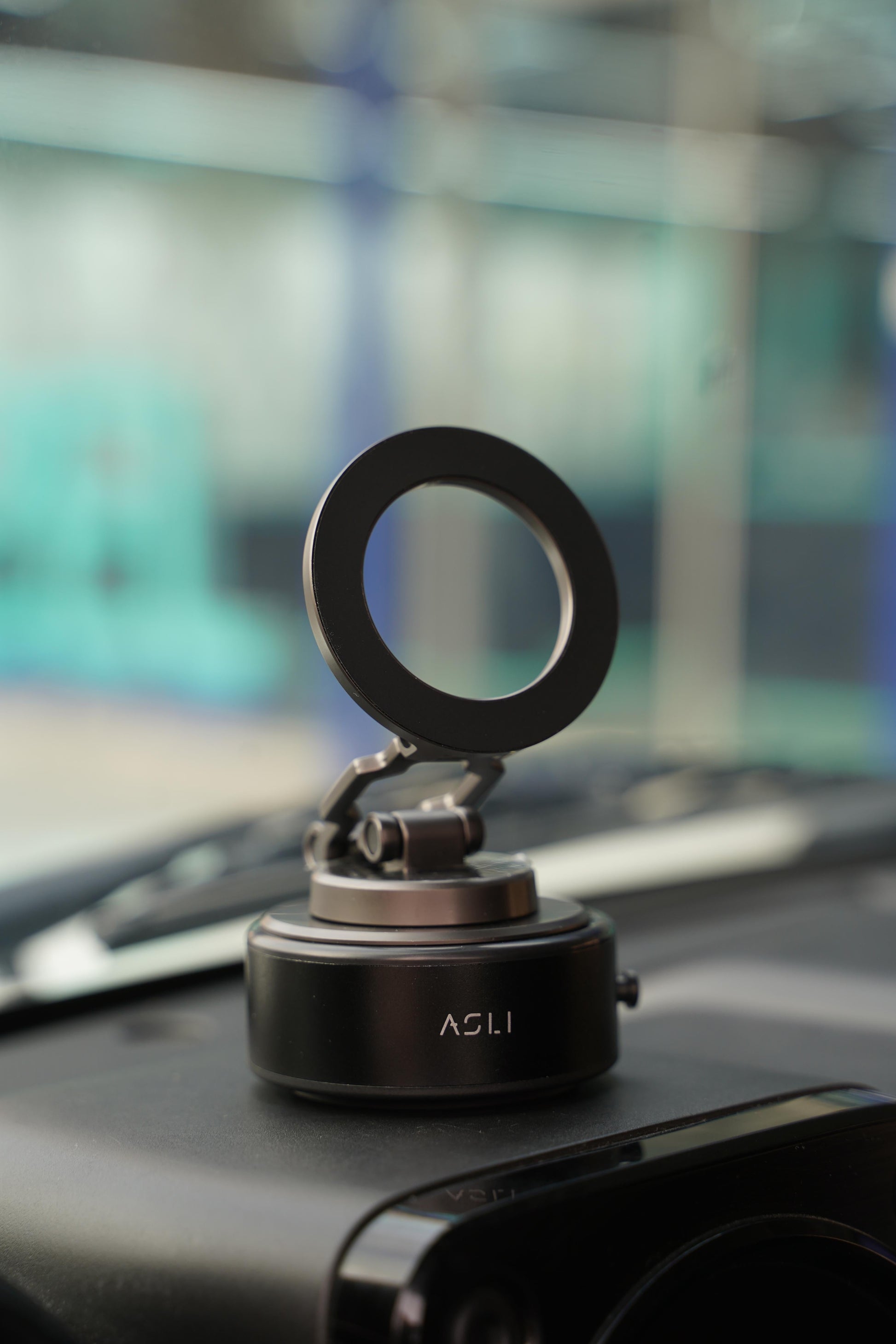 Asli Global Supravox X1 360° Vacuum Suction Phone Mount – Black