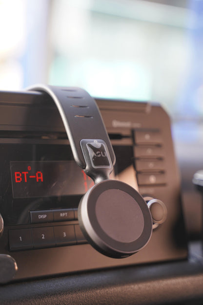 Asli Global Magnetic Ring Car Holder with Rotating Suction