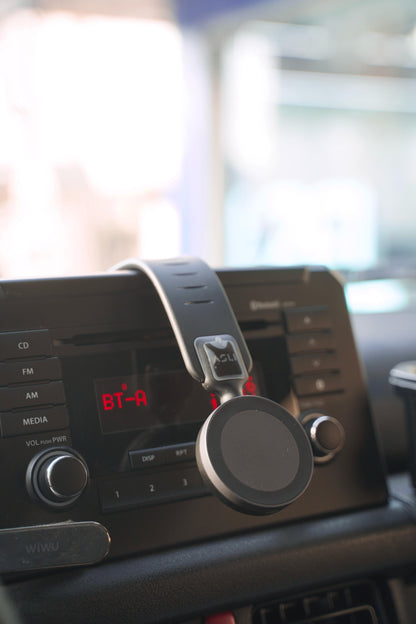 Asli Global Magnetic Ring Car Holder with Rotating Suction