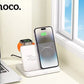HOCO CQ7 3-in-1 Foldable Wireless Charging Desktop Stand 15W