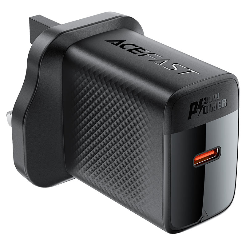 Acefast A103 GaN 30W USB‑C Wall Charger with UK Plug