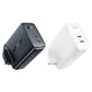 Acefast A32 GaN 50W Dual USB‑C Charger with UK Plug