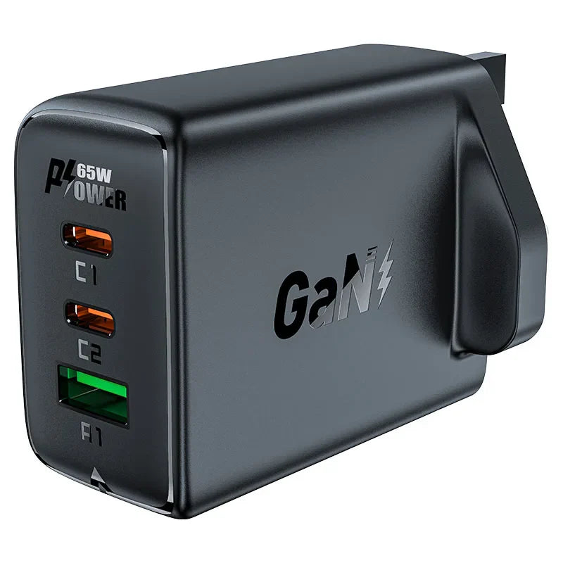 Acefast A44 65W GaN Multi-Port UK Wall Charger