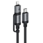 Acefast C20-01 Dual USB‑C Lightning & USB‑C Fast Charging Cable