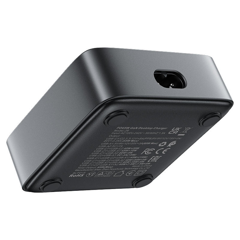 Acefast Z6 65W GaN Desktop Charger with 4 Ports