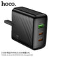 Hoco CS26B PD45W 3-Port USB-C & USB-A Wall Charger
