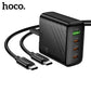 Hoco CS27B 4-Port 67W GaN Fast Charger with Type‑C Cable