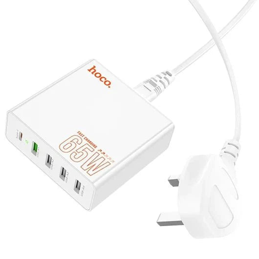 HOCO C114B 65W Multi-Plug Fast Charger for Global Travel