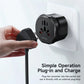 Mcdodo CP-454 Universal UK Travel Power Adapter with USB Ports