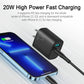 20W Dual-Port Fast Charger with PD3.0 and QC3.0 Support