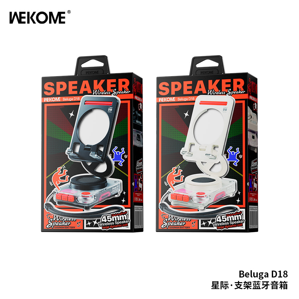 WEKOME Beluga D18 Portable Bluetooth Speaker with Stand