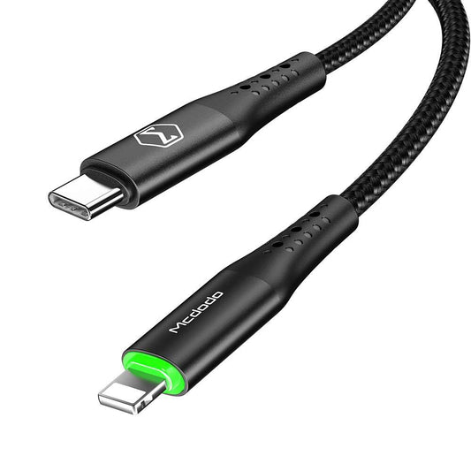 Mcdodo 36W Lightning to USB‑C PD Cable 1.8m Auto Power‑Off