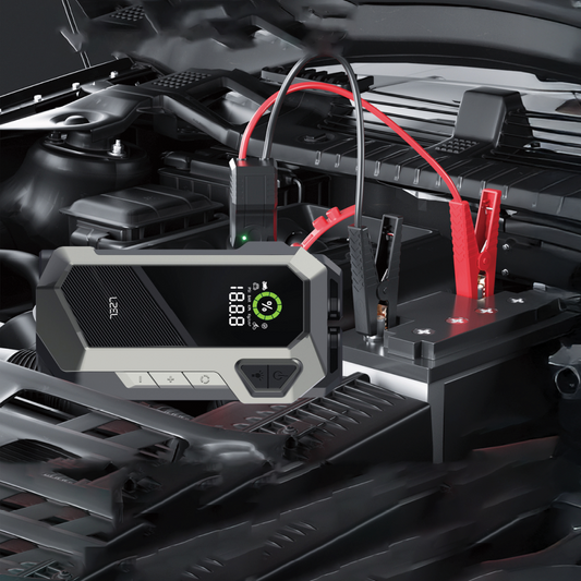 LZEL EnergizeIgnite X 12,000mAh Car Jump Starter & Compressor