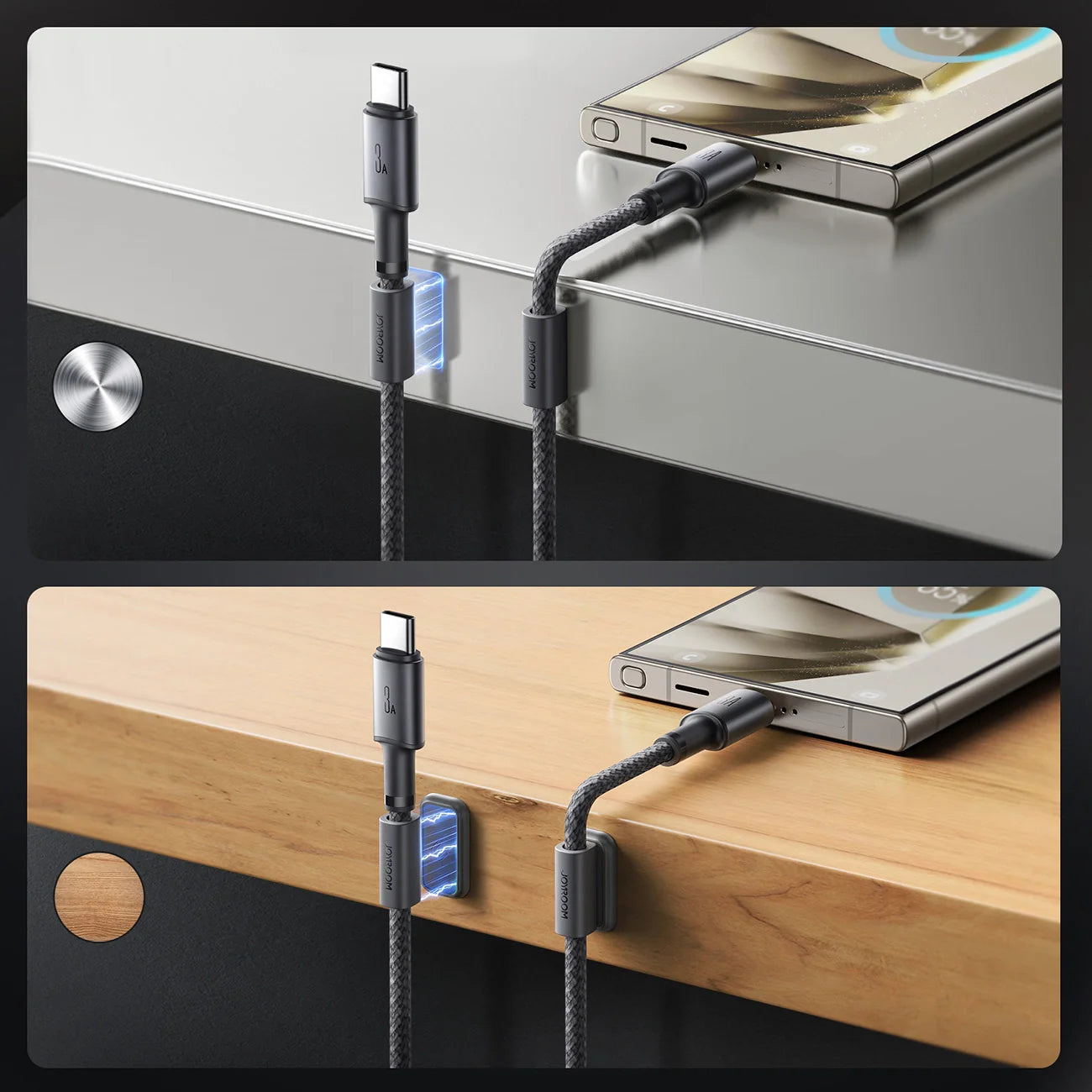 Joyroom S-A50 1.2m Magnetic USB-A to USB-C Fast Charging Cable