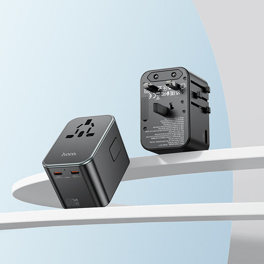 Hoco AC17 Universal PD65W Multi-Region Compact Travel Charger