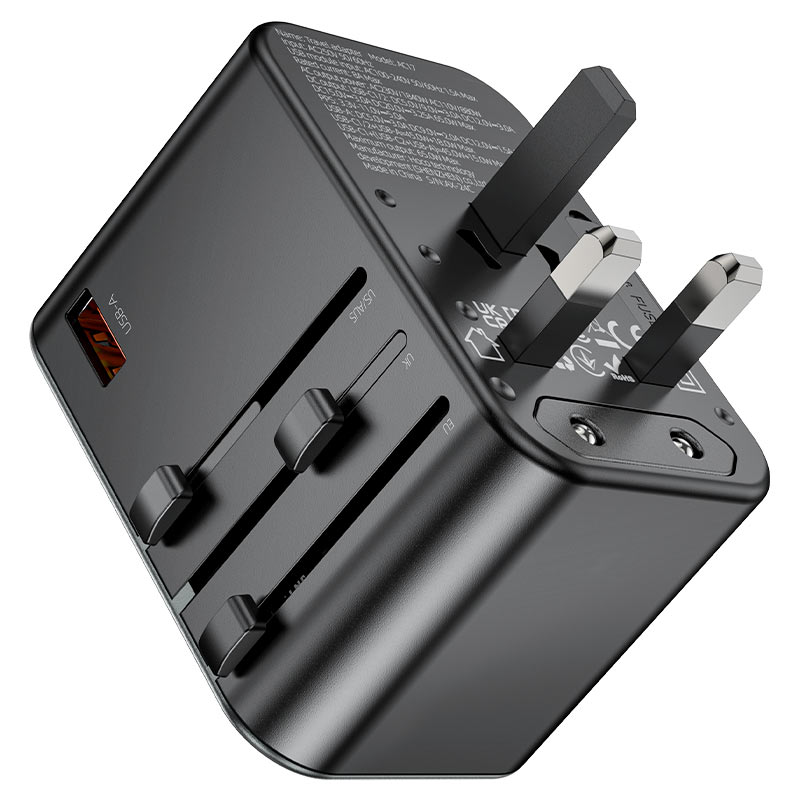Hoco AC17 Universal PD65W Multi-Region Compact Travel Charger
