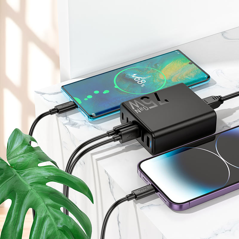 Hoco Earl 75W Multi-Port PD45W & QC3.0 Charging Station
