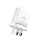 Hoco C48 Breakthrough QC3.0 Triple USB Wall Charger White