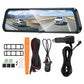 Hoco DV16 9.66‑inch Mirror Dual‑Channel Dash Cam with Touchscreen
