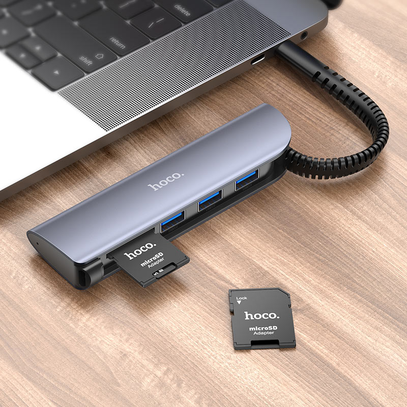 Hoco HB22 High-Speed TF to SD Card USB 3.0 Adapter