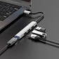 Hoco HB26 4‑in‑1 USB‑C Hub with USB‑3.0 and USB‑2.0 Ports