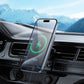 Precious Black Magnetic Wireless Fast‑Charging Car Air‑Outlet Holder