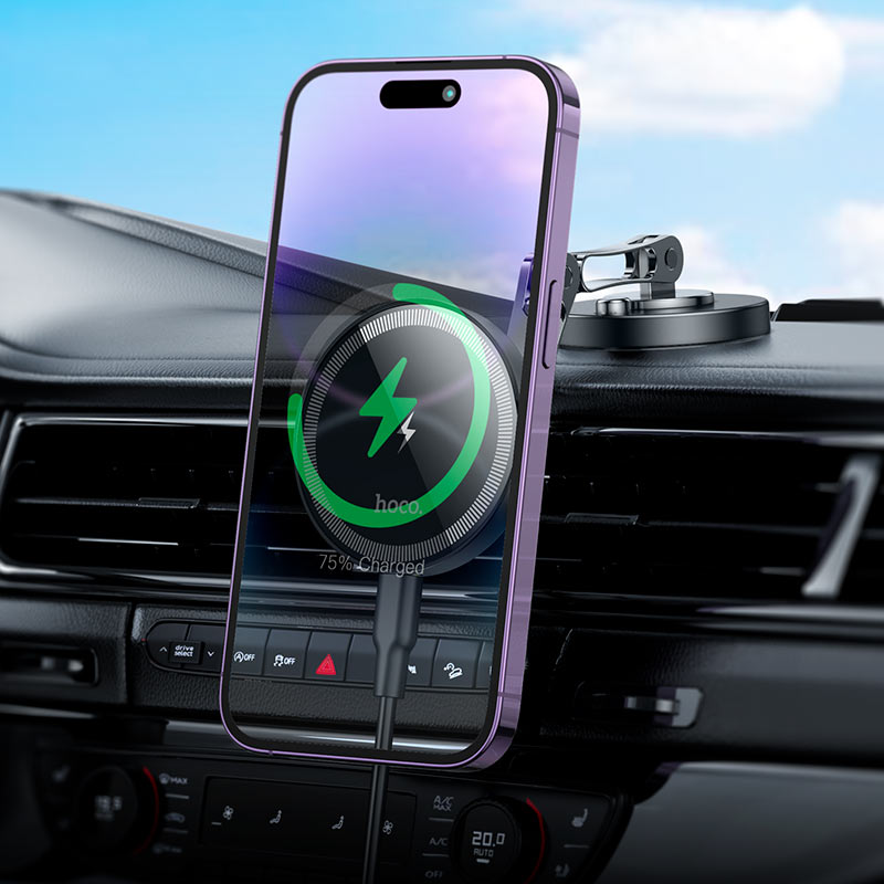 Hoco HW26 Jacques Magnetic Car Dashboard Wireless Charger