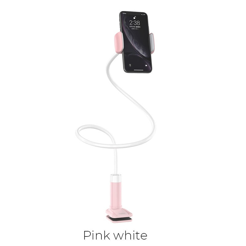 HOCO Adjustable Mobile Phone Holder PH23 White Pink