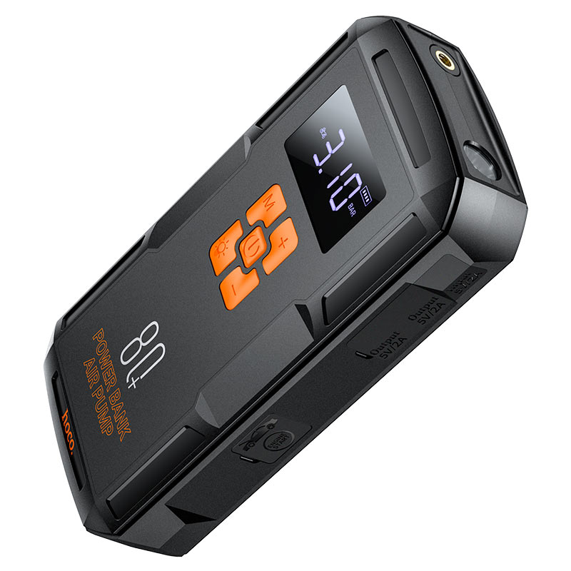 Hoco QS2 8000mAh Portable Car Jump Starter with Air Pump