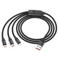Hoco U104 3-in-1 Ultra 6A Fast Charging Data Cable 1.2m