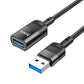 Hoco U107 1.2m USB‑A to USB‑A 3.0 Charging Extension Cable