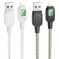Hoco U124 Stone Silicone Intelligent Power‑Off Lightning Charging Cable – 1.2m