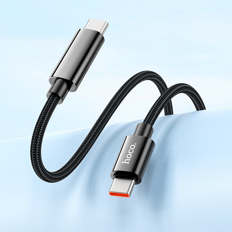 Hoco U125 100W USB‑C to USB‑C Cable with LED Display