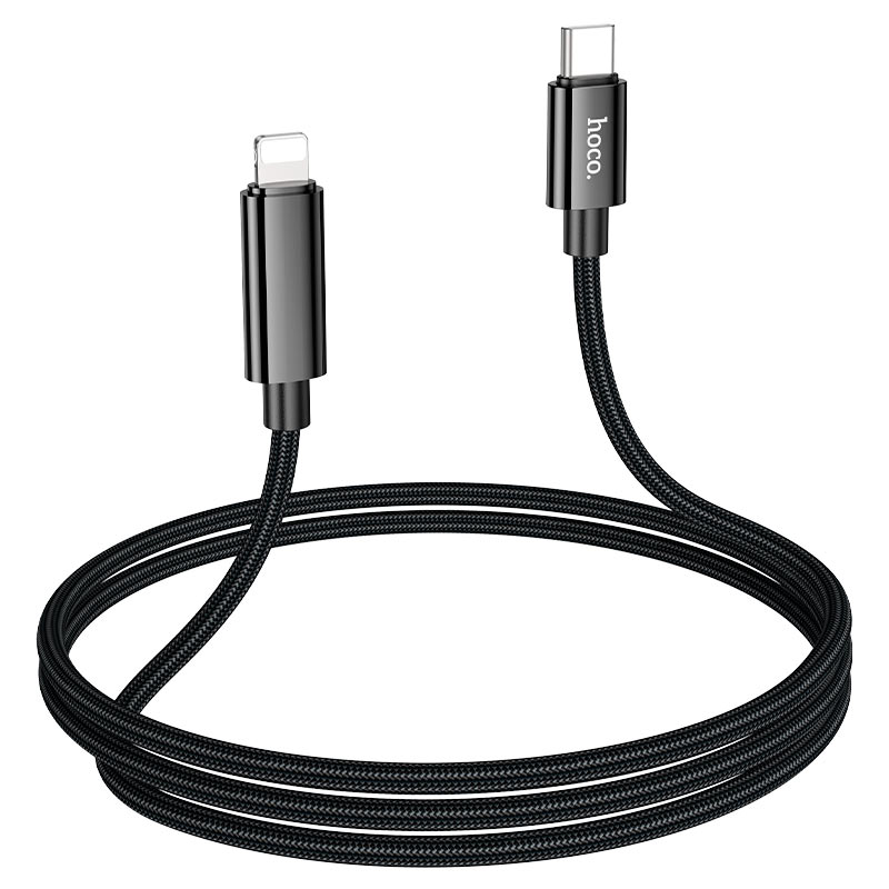 HOCO U125 PD Lightning to USB‑C 1.2m Fast Charging Cable