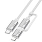 Hoco U134 Primero 2-in-1 Type‑C Lightning 1.2 m Fast Charging Cable