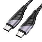 Hoco U95 Freeway 60W Type‑C to Type‑C Charging Cable 1.5m
