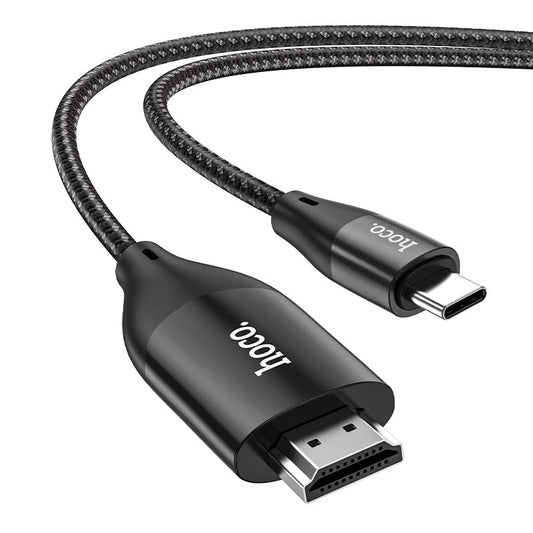 Hoco UA16 2m Metal Grey Type‑C to HDMI HD Cable