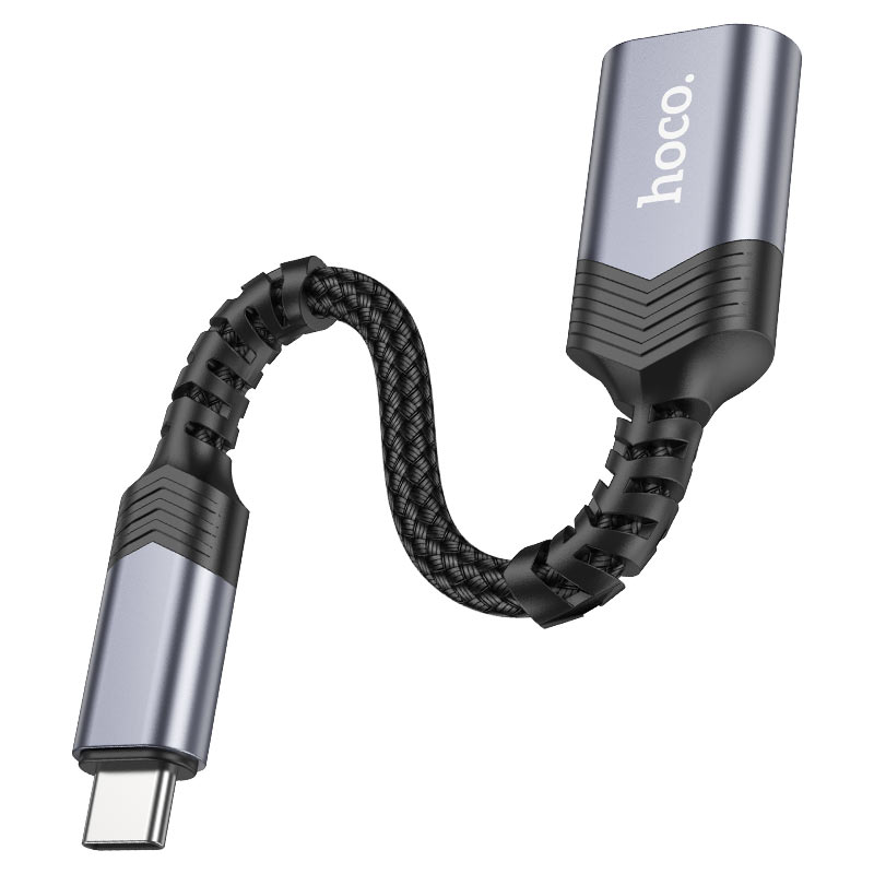 Hoco UA24 USB‑C Male to USB‑A 3.0 Adapter – Fast Transfer