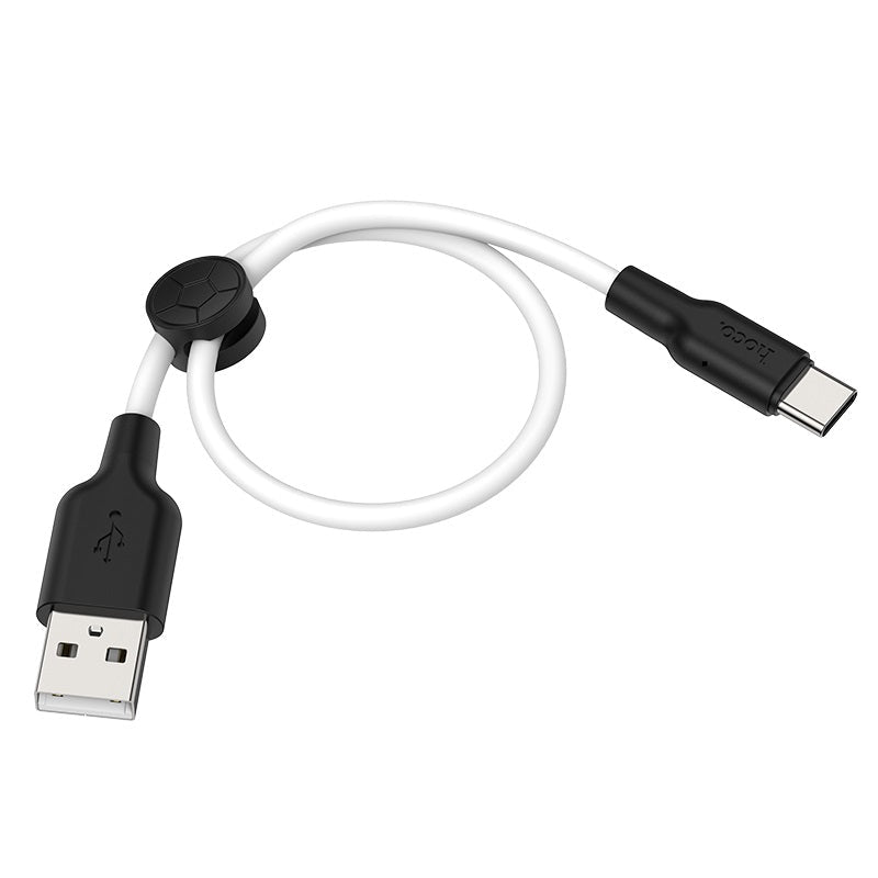 Hoco X21 Plus 0.25m Silicone Type‑C Fast Charging Cable