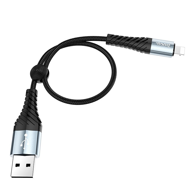 Hoco X38 25cm Lightning Fast Charging Data Cable