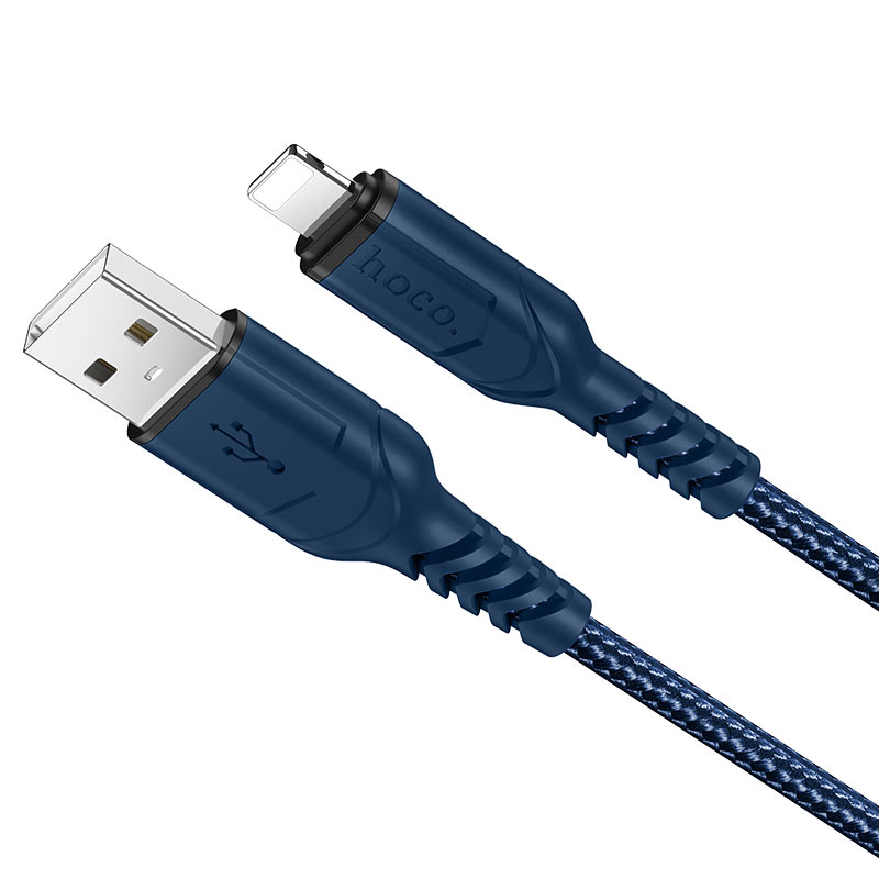 Hoco X59 Victory 1m Lightning Charging Data Cable – Durable Fast