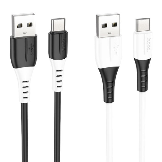 Hoco X82 1m Type‑C Silicone Fast‑Charging Data Cable