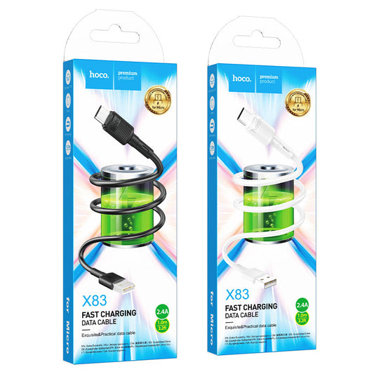 Hoco X83 Micro Victory 1m Fast Charging Data Cable