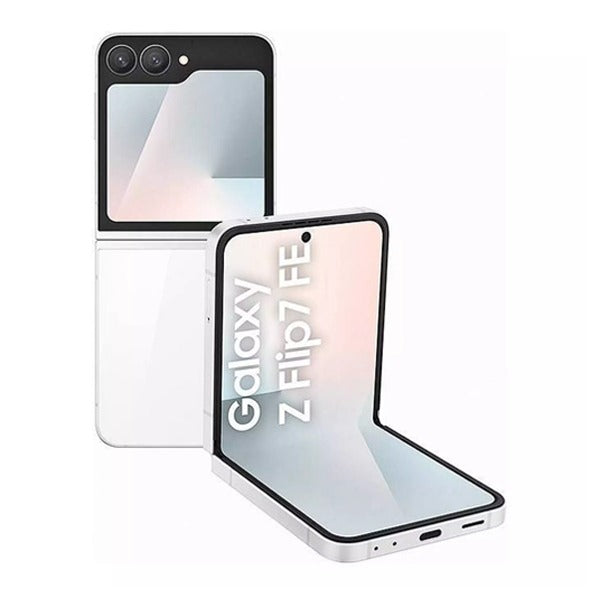 Samsung Galaxy Z Flip7 FE 8GB 256GB White Foldable Phone