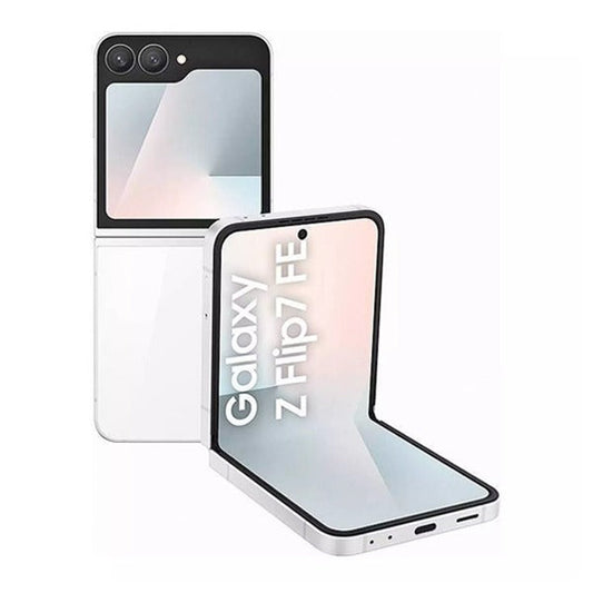 Samsung Galaxy Z Flip7 FE 8GB 256GB White Foldable Phone