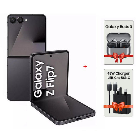 Samsung Galaxy Z Flip7 12GB RAM 256GB Jetblack Foldable Smartphone